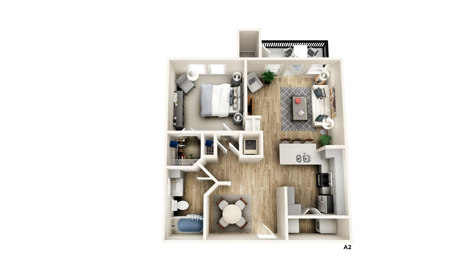 A2 floor plan