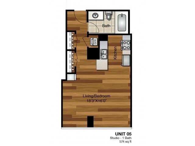 Unit 05 floor plan