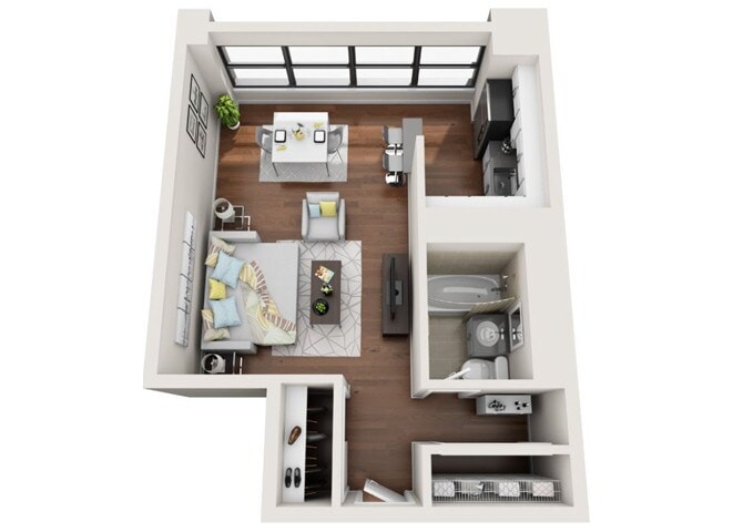 Tier 6/12 (Studio) floor plan