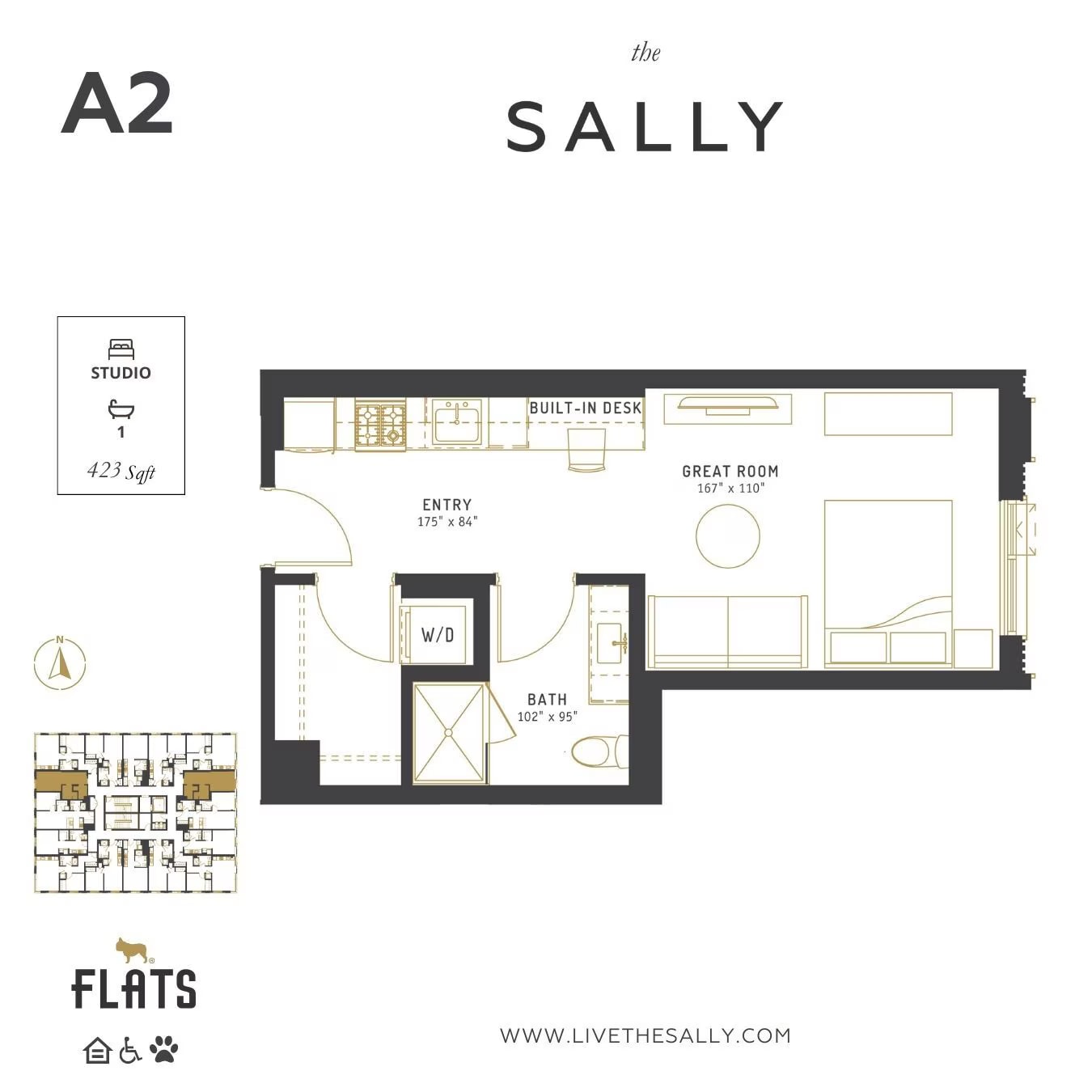 A2 floor plan