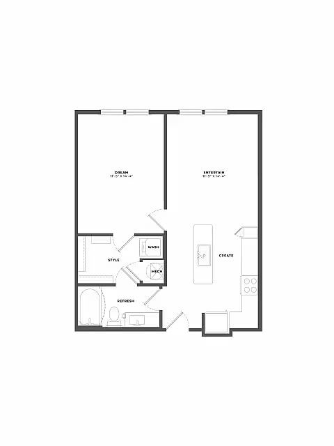 A1 floor plan