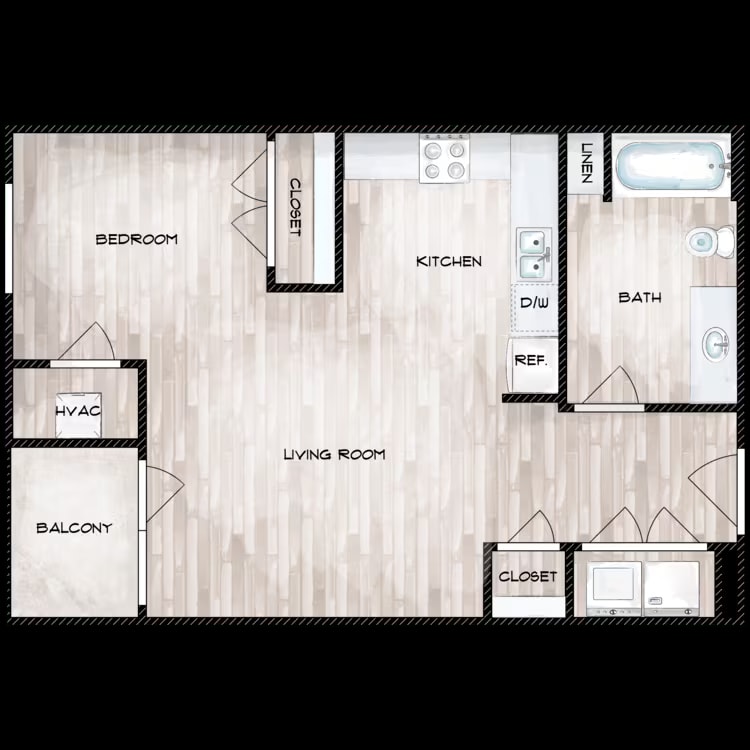 A1 floor plan