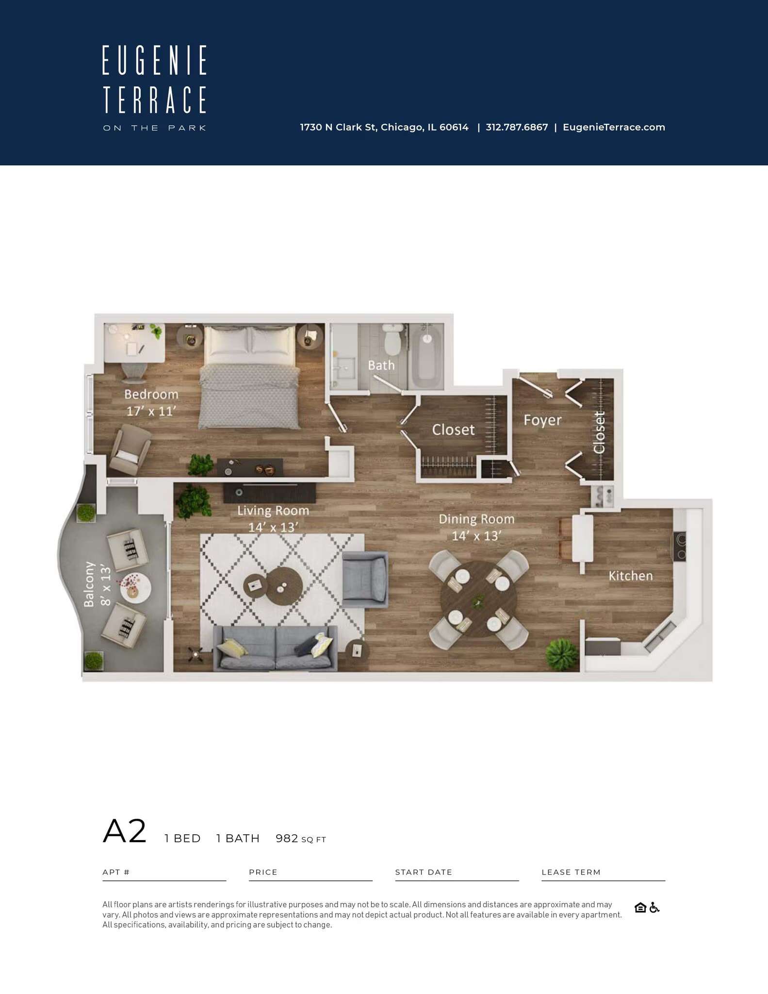 A2 floor plan
