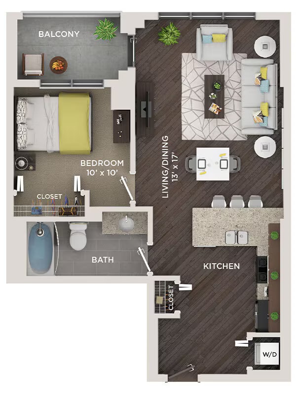 A floor plan