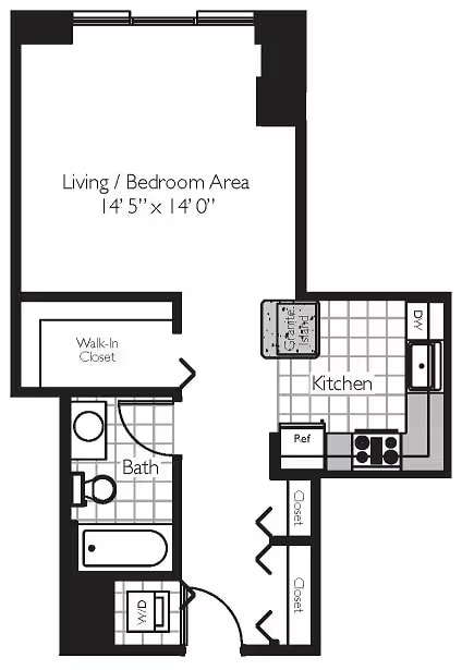 STUDIO 13-THE SHOREHAM floor plan