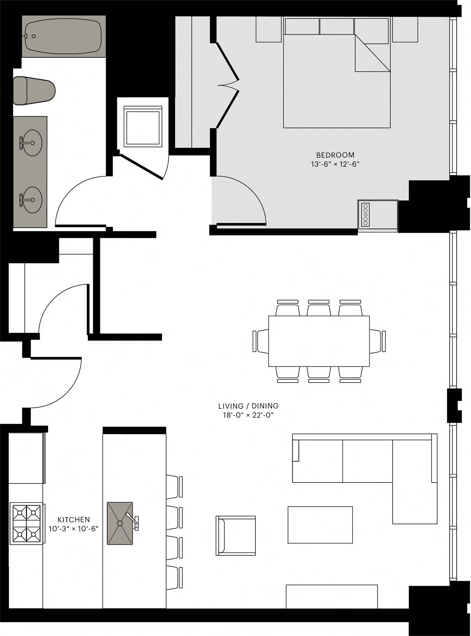 Plan P01 floor plan