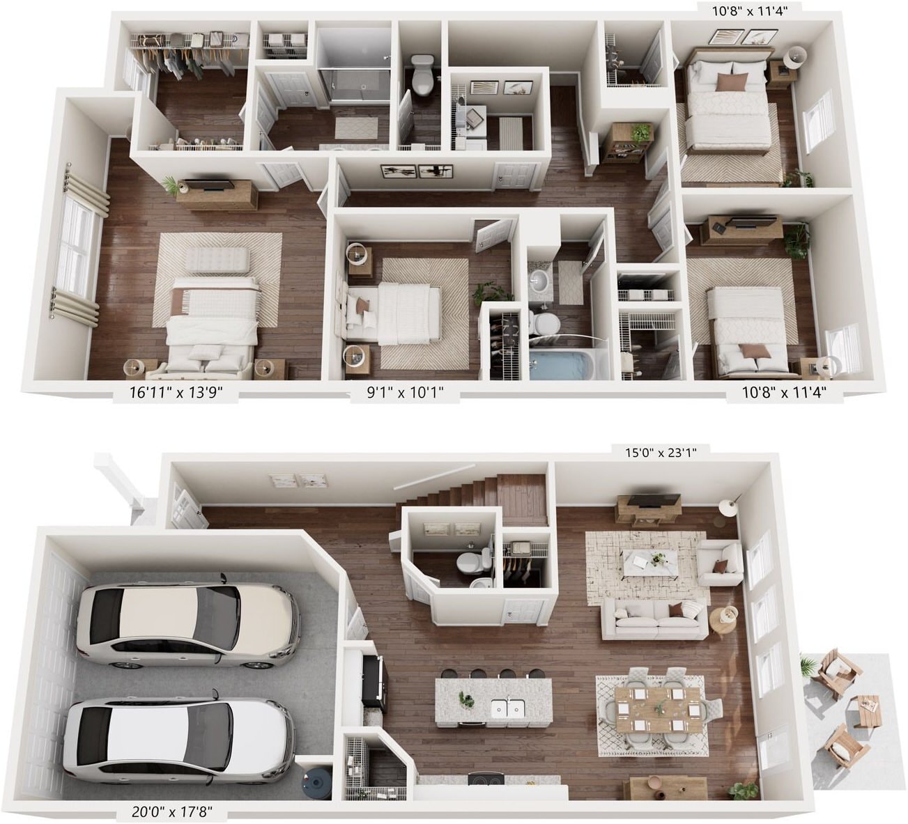 Hearth floor plan