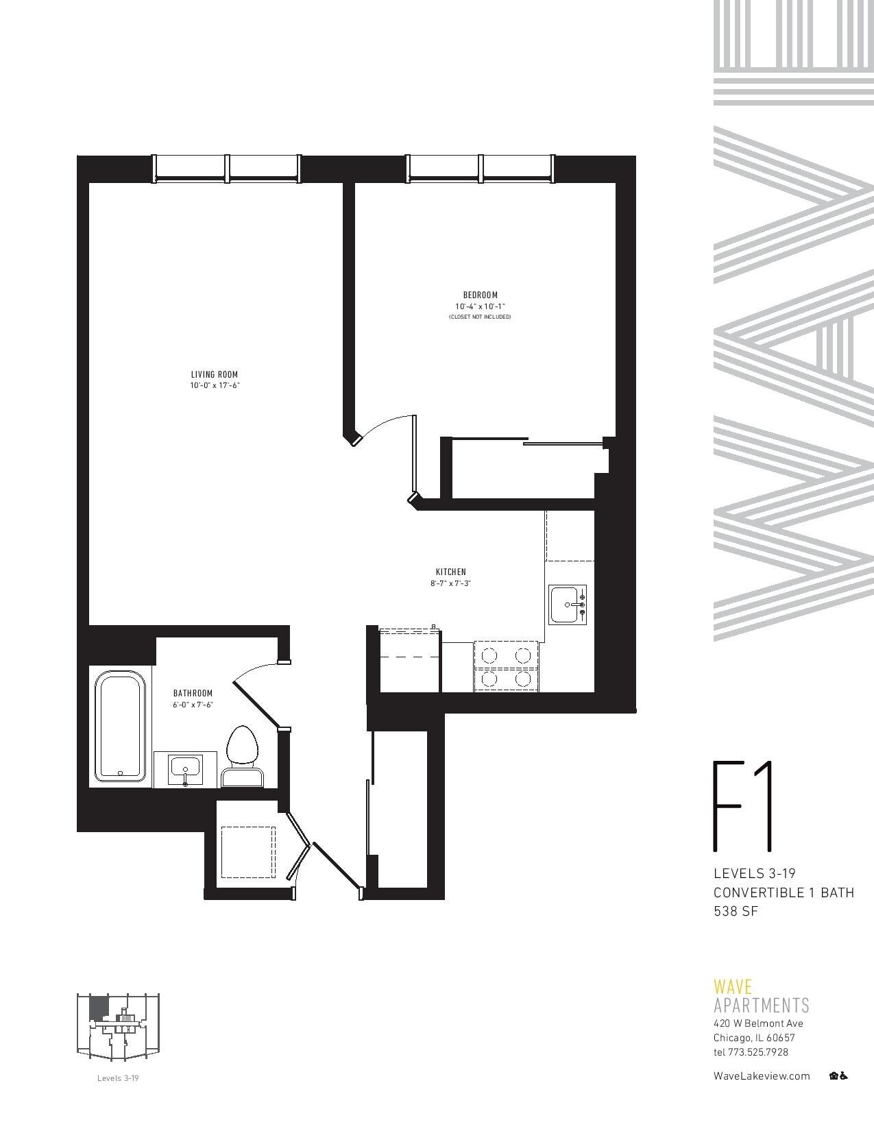 F1 floor plan