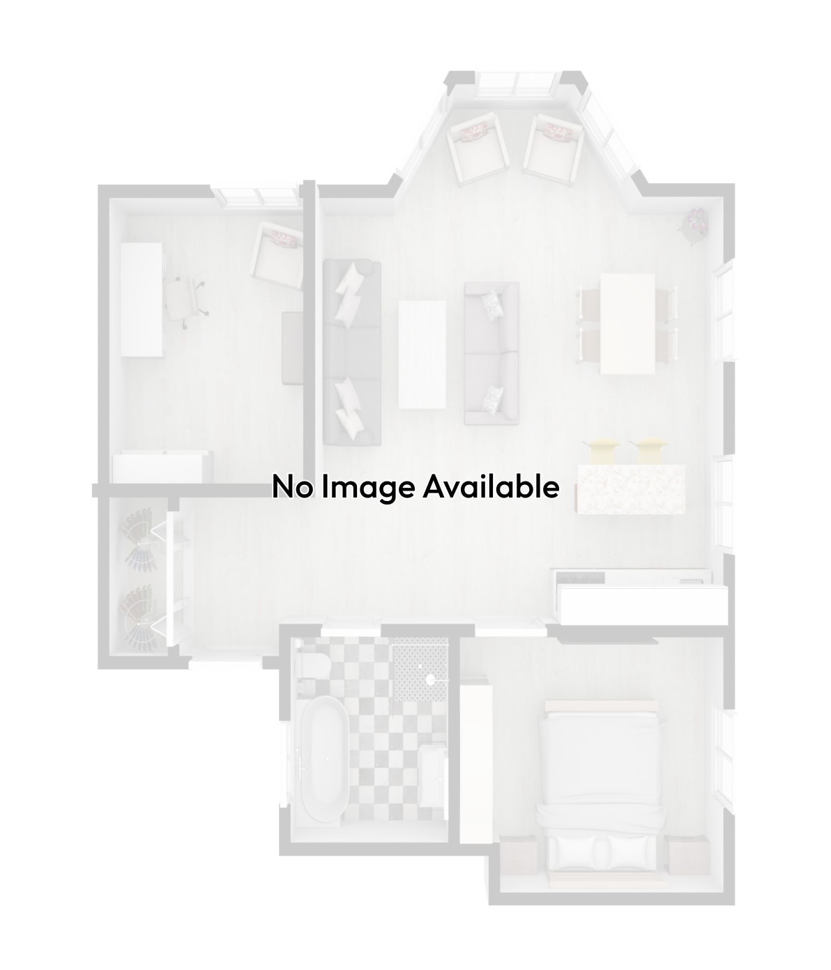 Jr. One Bed Style (C) floor plan